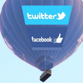In schwindelerregender Höhe: Aktien von Twitter und Facebook