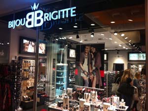 Ladengeschäft des Modeschmuckhändlers Bijou Brigitte